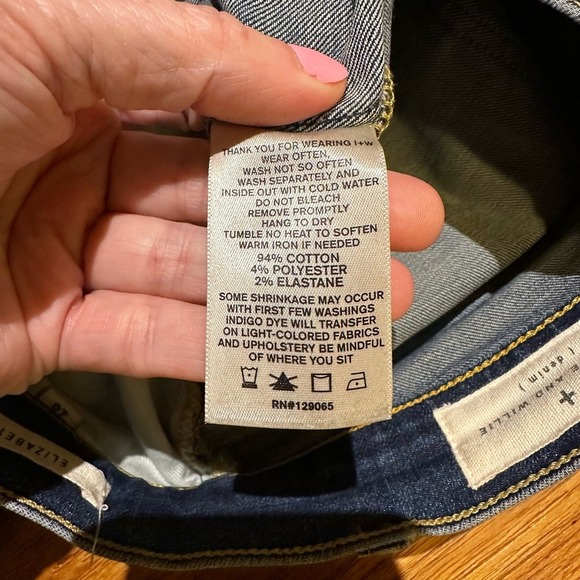 Imogene + Willie Women’s Elizabeth Denim Jeans High Rise Cotton Stretch - Picture 6 of 12